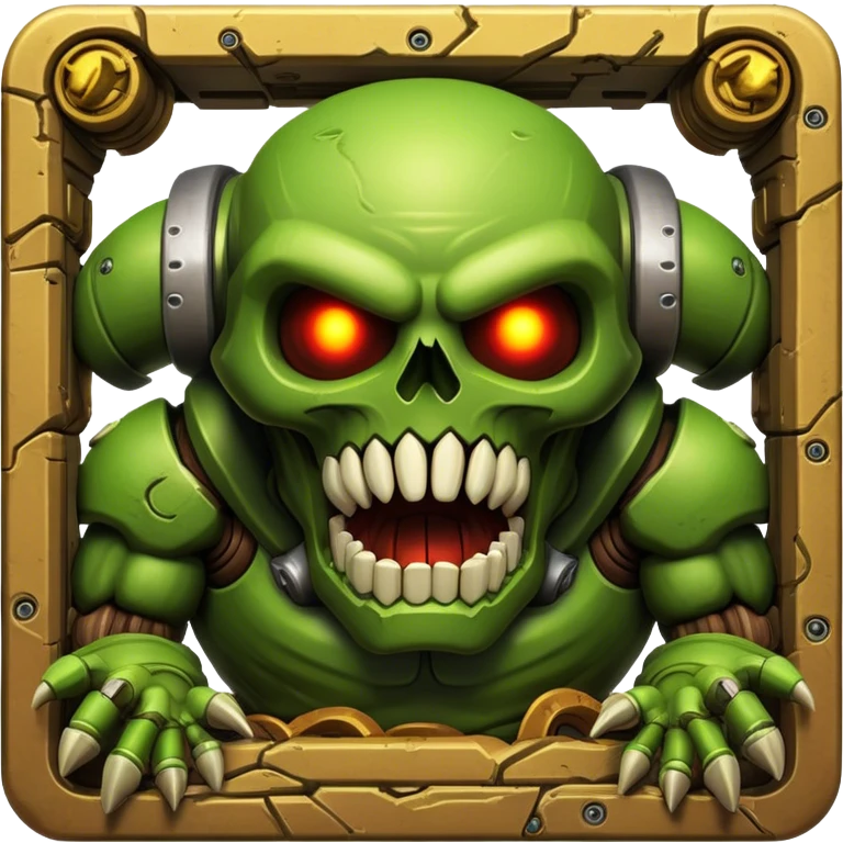 3D, cinematic ultra detailed 32k HD Doom srhoom in pvz 1, brought to life with stunning visual details, each lash, eye, and hair is shown in stunning detail, rich textures, visually rich, so lifelike that it feels like it could leap off the page at any moment emoji