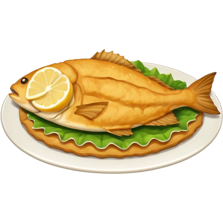 dishes with catfish emoji
