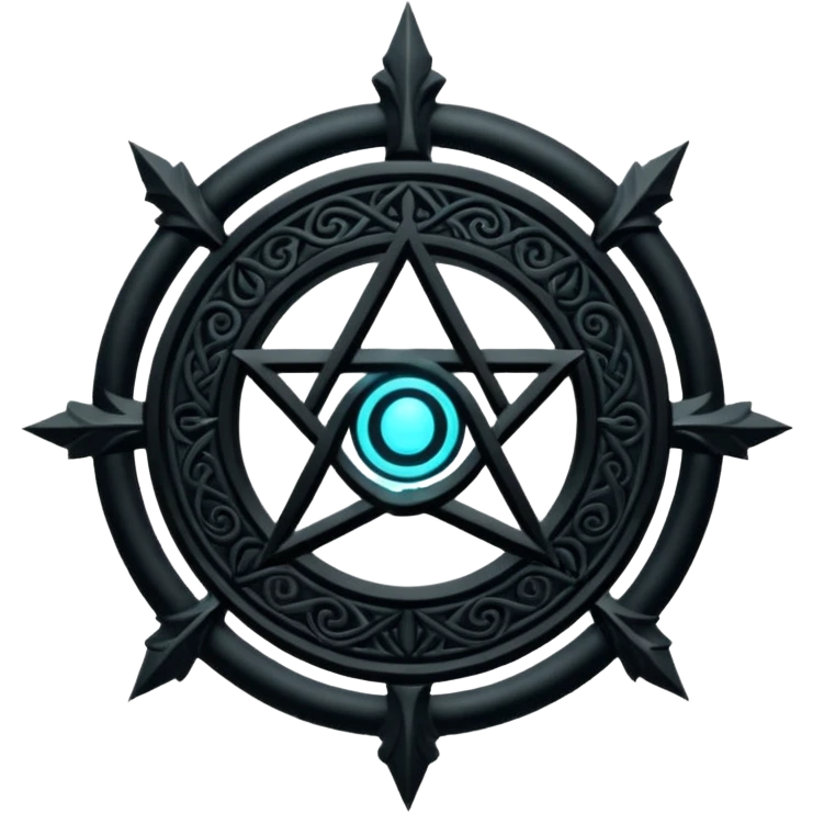 Make a black magic symbol emoji