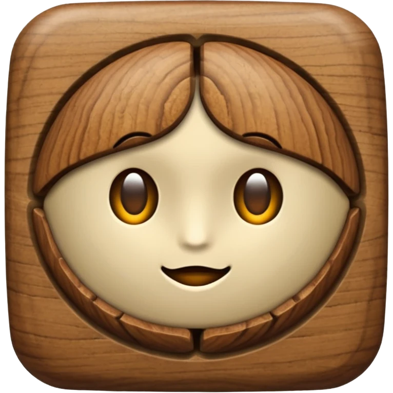 Walnut-shaped emoji emoji