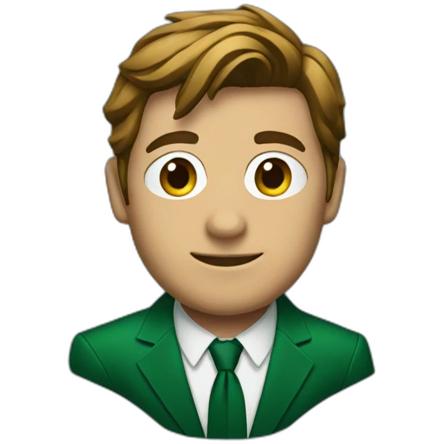 Spiderman in dark Green suit emoji