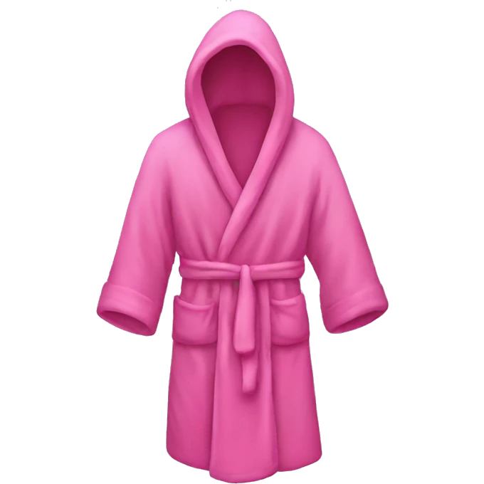 Pink robe emoji