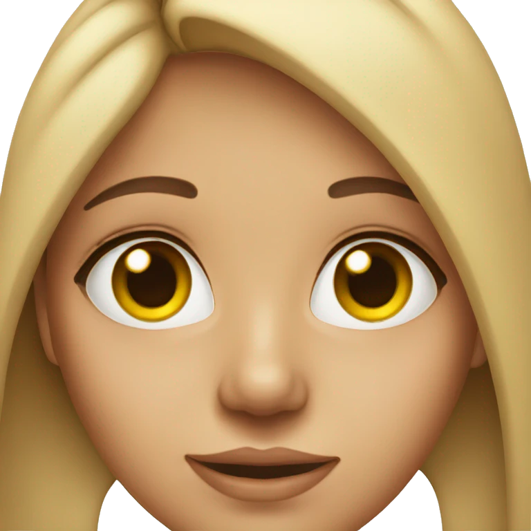 girl with nose job emoji