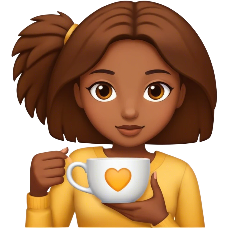 Girls taza emoji