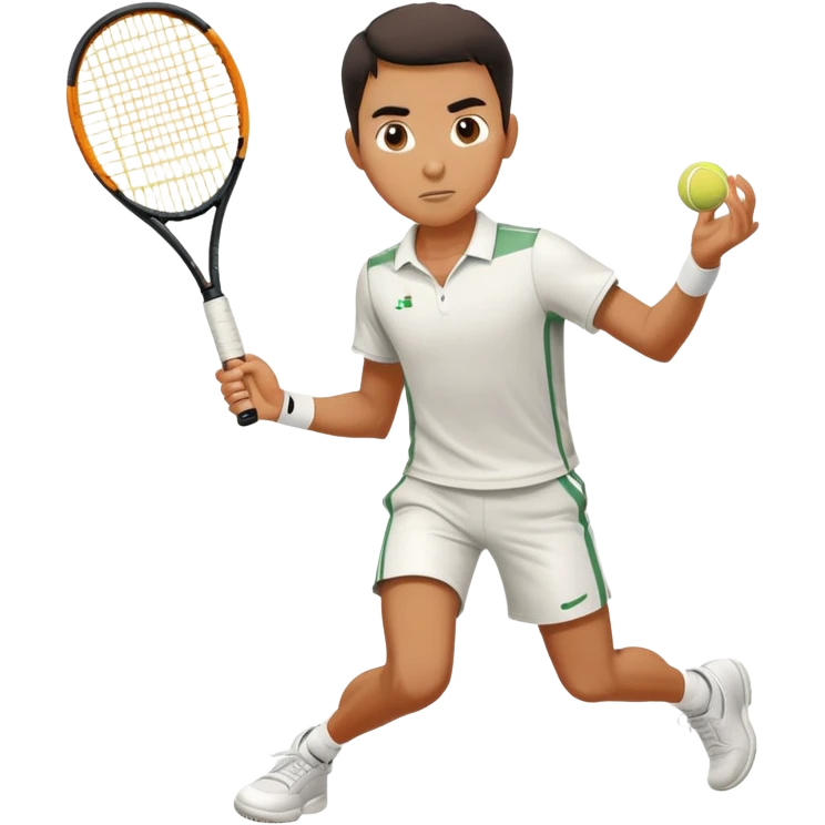 Hugo Dellien as a tennis player emoji
