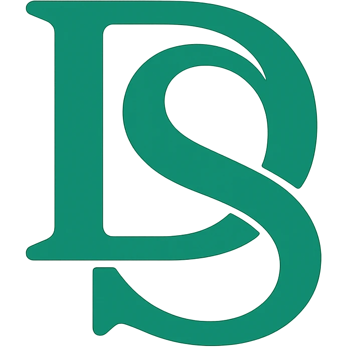 Convert the logo in the reference image to an emoji style suitable for Telegram, preserving the original style but with an emerald green color. The background should be transparent. emoji