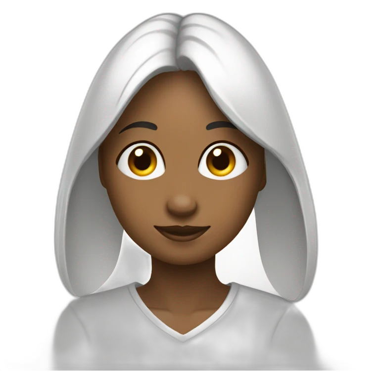 Coneja blanca con lunares negros emoji