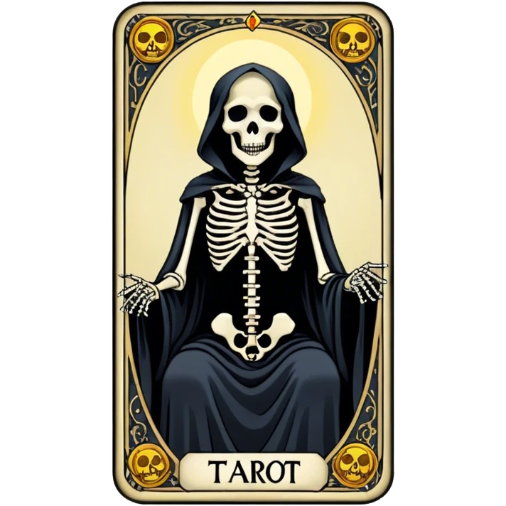 The death tarot card emoji