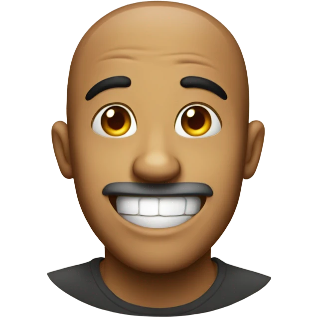 Sarcastic smile emoji