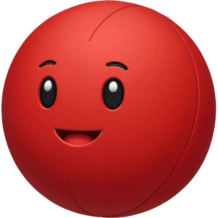 Realistic Dodgeball Ball emoji