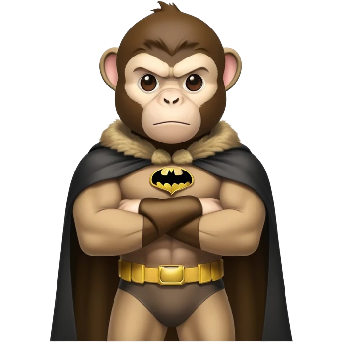 Batman monkey emoji