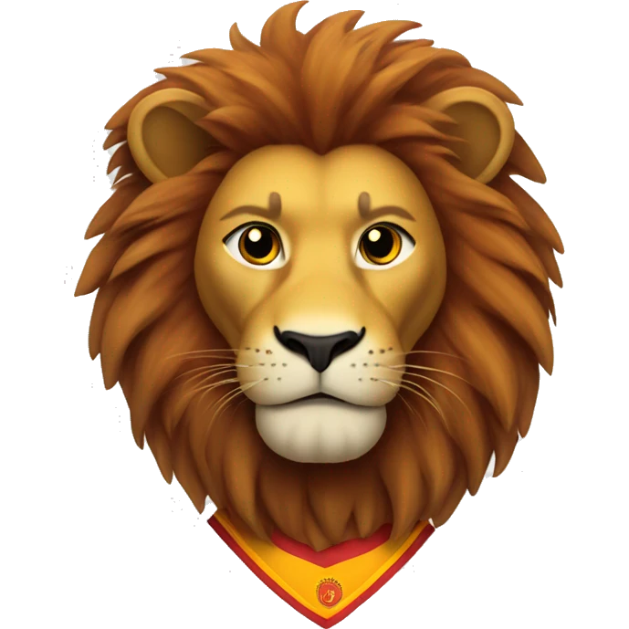 A Lion with a Galatasaray jersey emoji