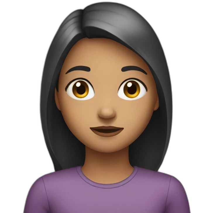 girl alone emoji
