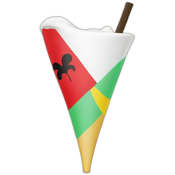Breizh flag in a pinacolada emoji
