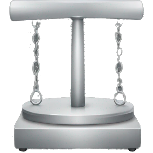 Grey weight scale emoji