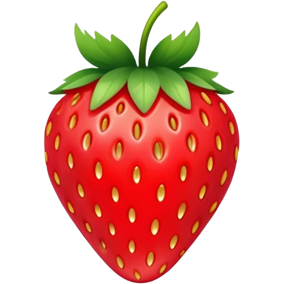  with strawberry  emoji