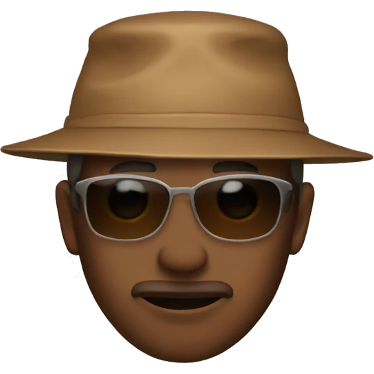 just a brown bucket hat without a person wearing it emoji