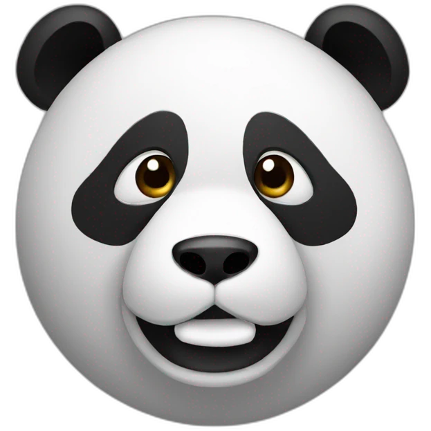 un panda emoji