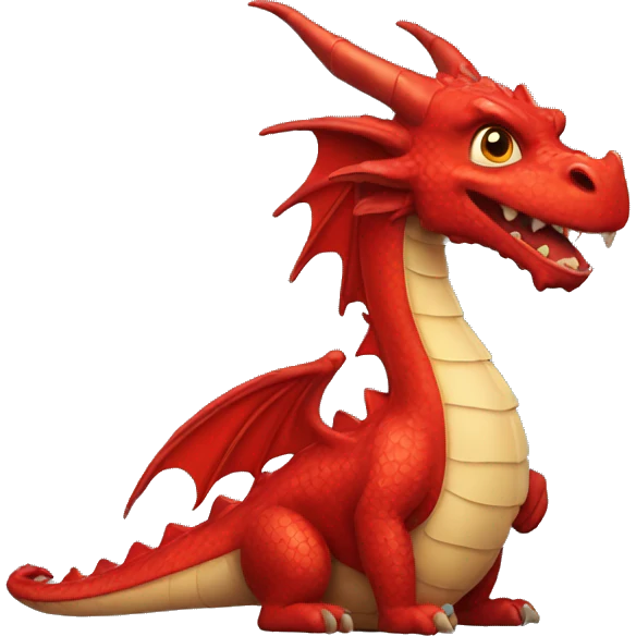 Red dragon emoji
