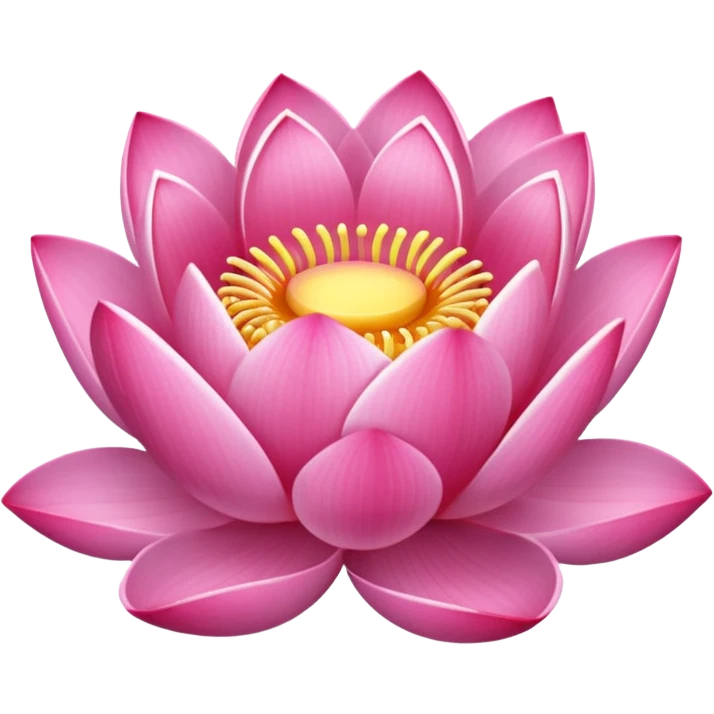 Pink lotus emoji