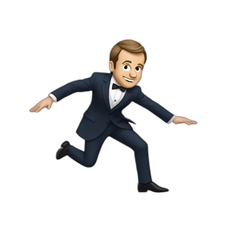Macron qui danse emoji