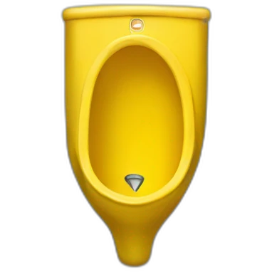 yellow urinal emoji