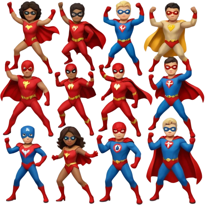Superheroes emoji