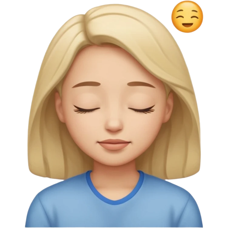 Augen geslossen. Total im moment. Glpcklich, leichtes lächeln. Verträumt. Leichtigkeit. Freiheit. emoji