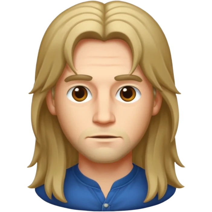 Leon con melena larga emoji