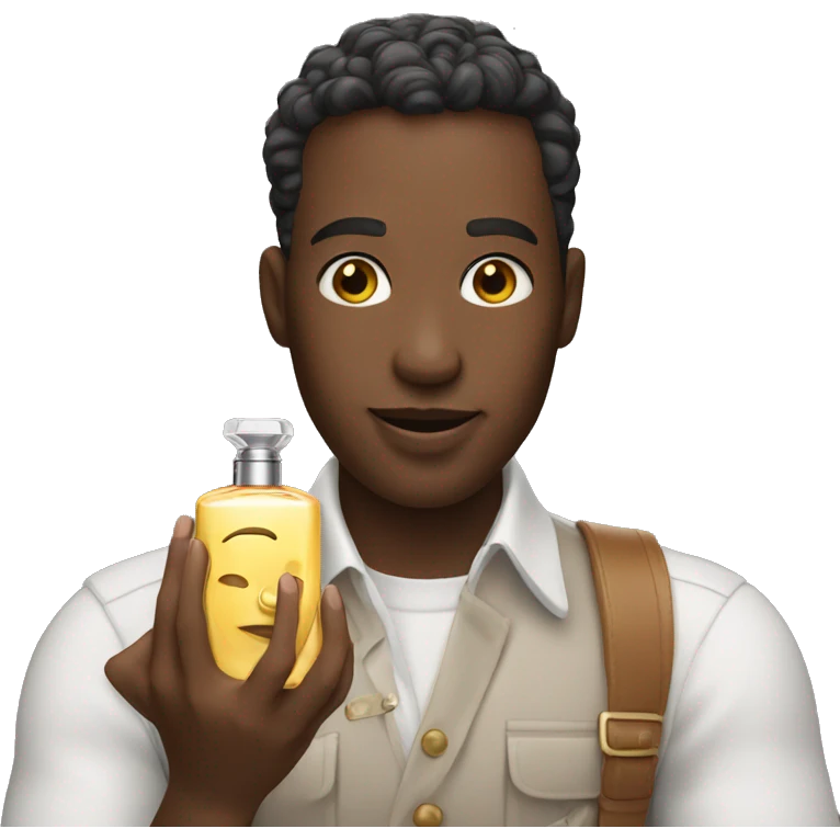  holding perfume emoji