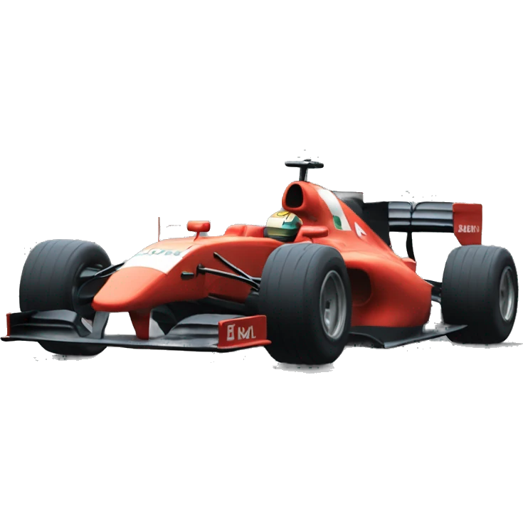 F1 car drive by cat emoji