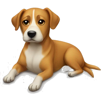 a dog on the bed  emoji