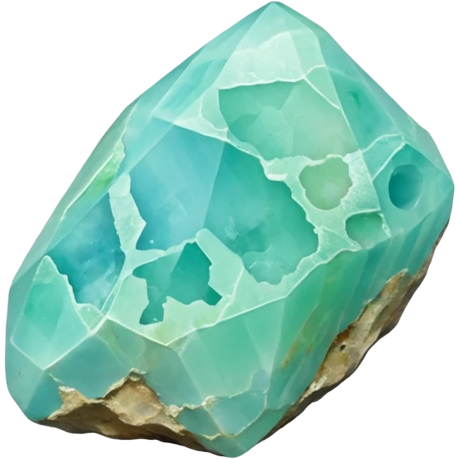 peruvian opal gemstone raw crystal emoji