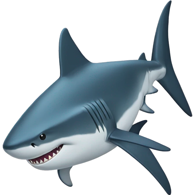 Shark with tui tui emoji