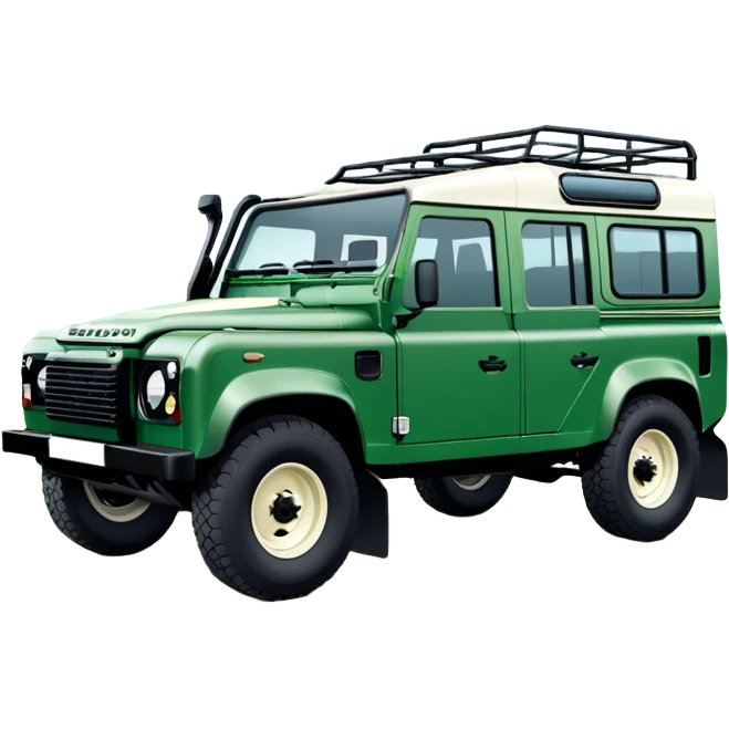 Land Rover Defender - Land Rover (Model Year: 2022) (Iconic colour: Green) emoji