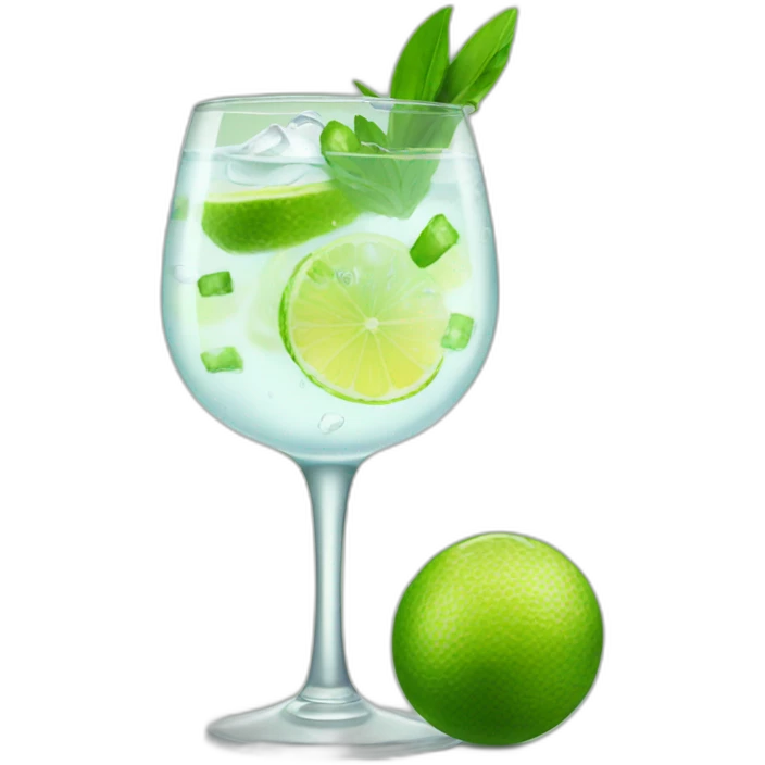 Gin and tonic emoji