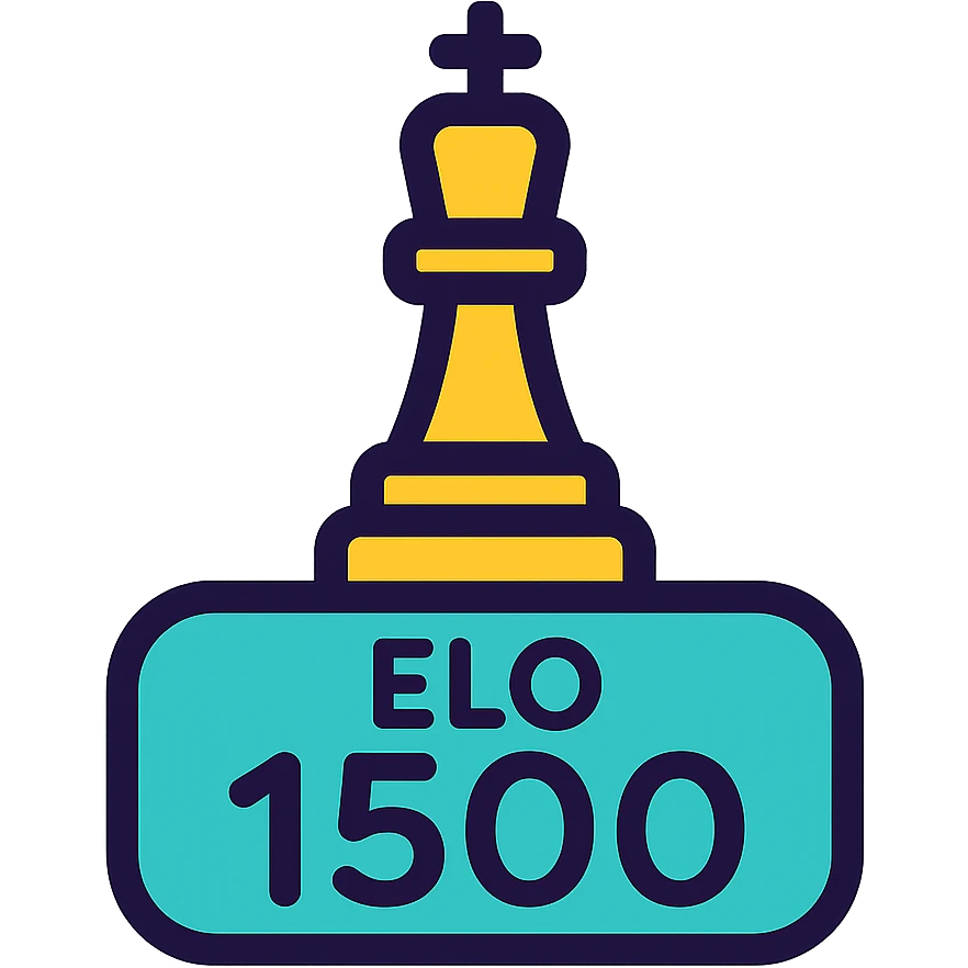 an icon for "chess rating (elo)" emoji