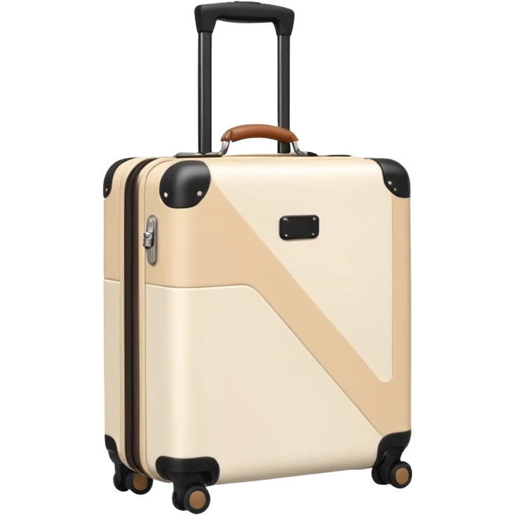 aesthetic ivory minimal luggage emoji