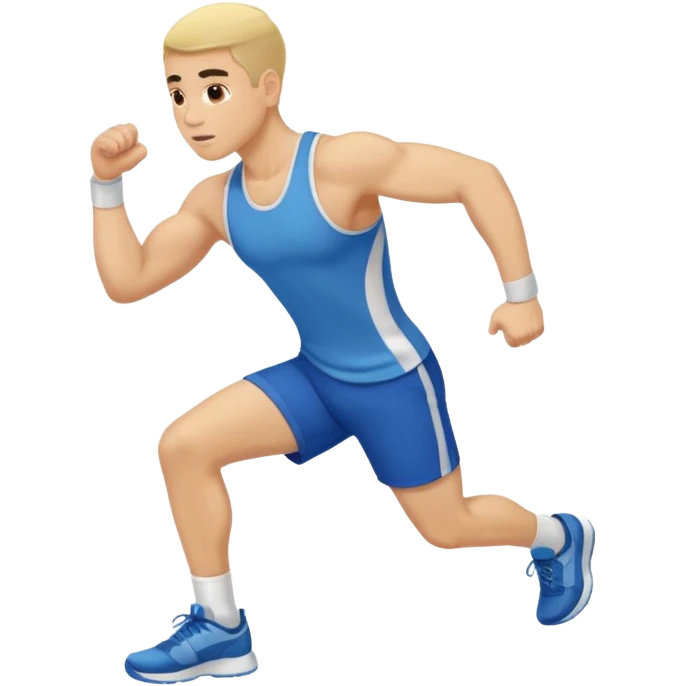 ligth man exercising emoji