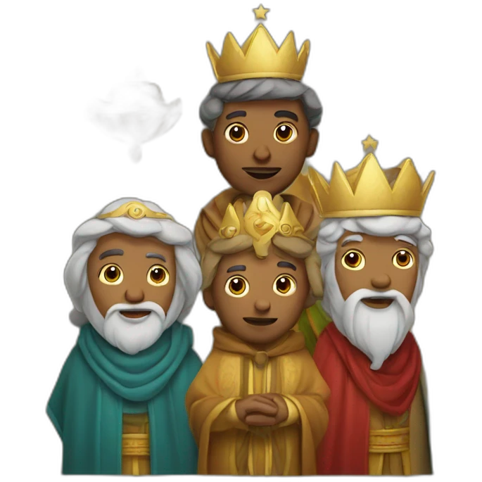 three wise men emoji