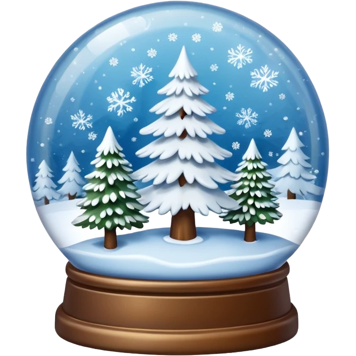 snow globe winter emoji
