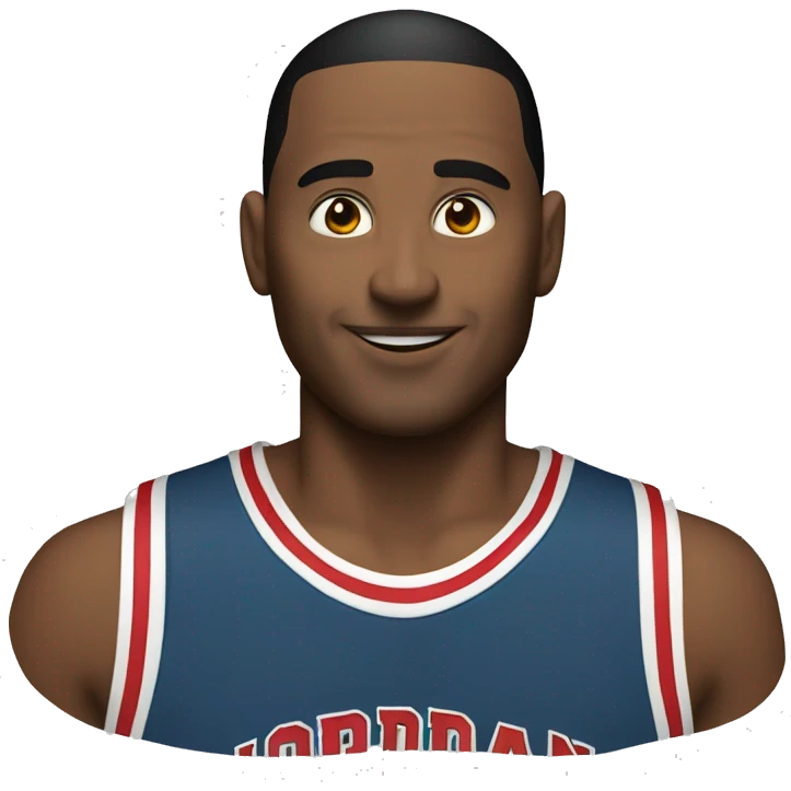 Man with Jordan’s on emoji