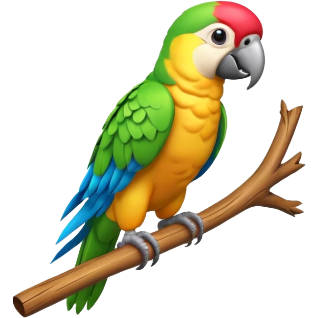 Papagaio faltante em 3D emoji