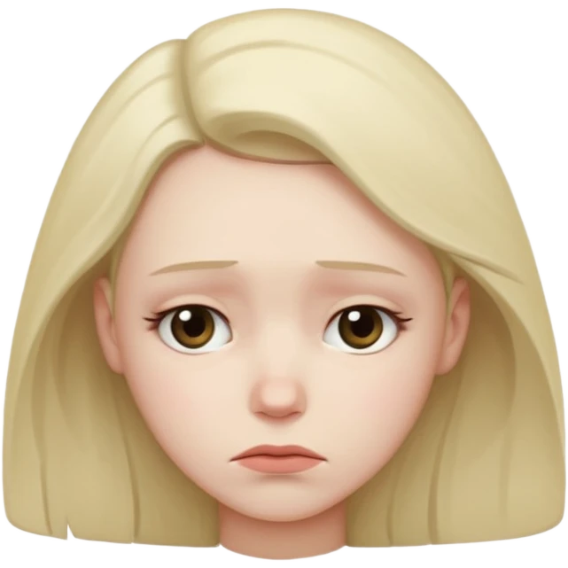 기분이 조금 우울한 기분이야 emoji