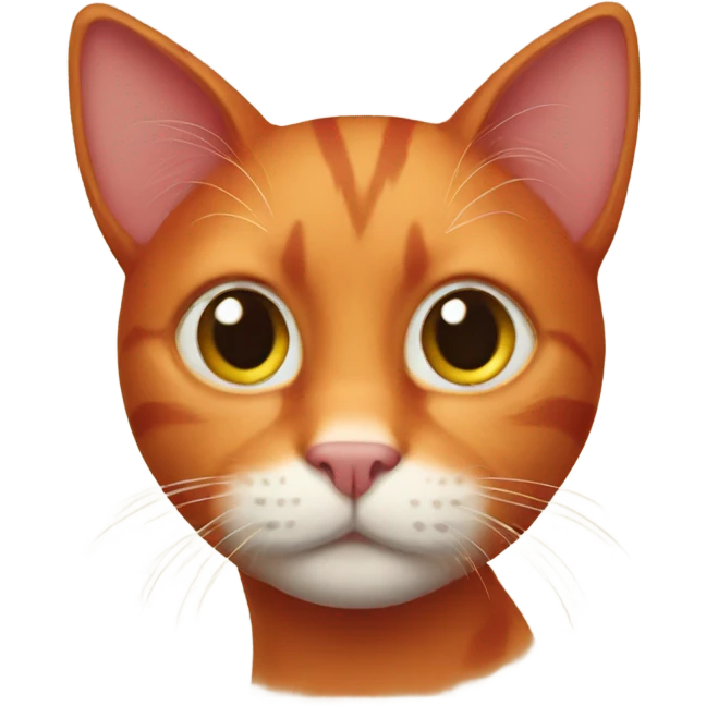 red cat emoji