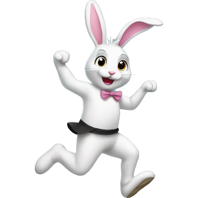 dancing bunny emoji