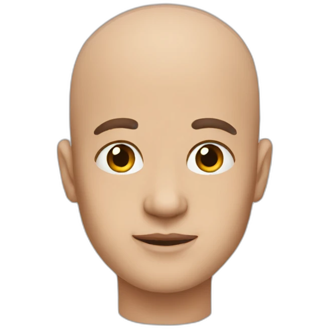 Bald emoji