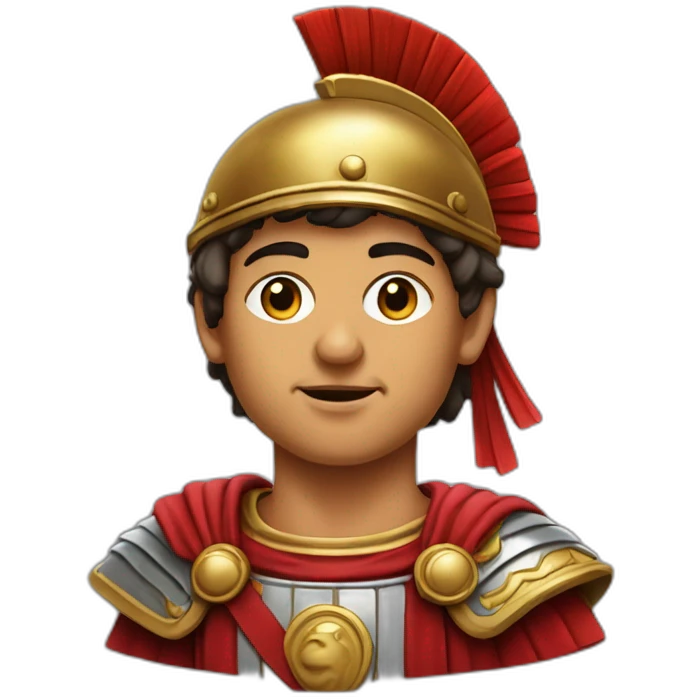 Roman General Flavius Belisarius in youth emoji