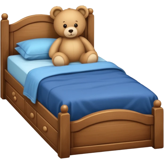 bed for kid emoji