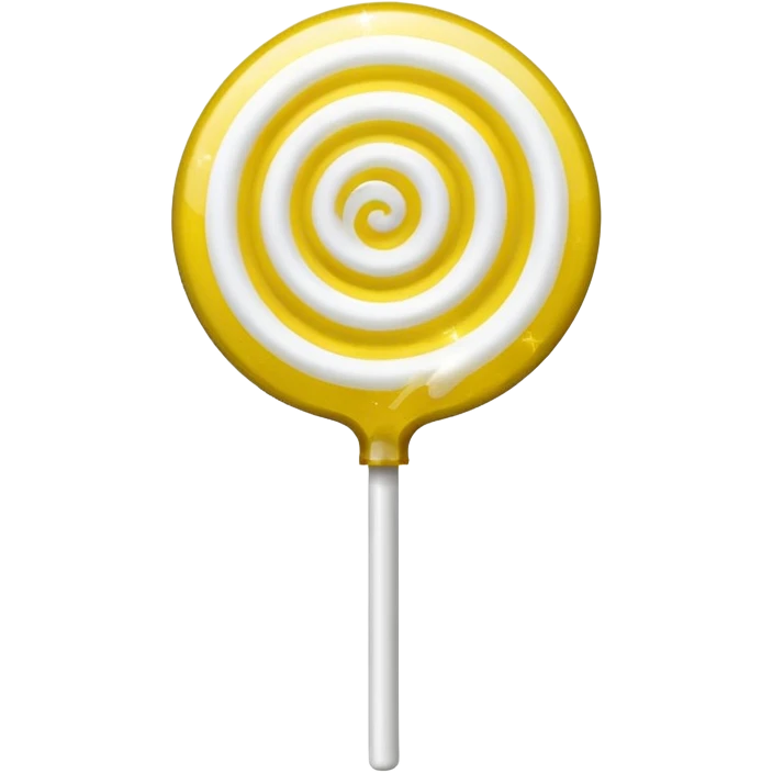 glitter toxic white lollypop 
 emoji